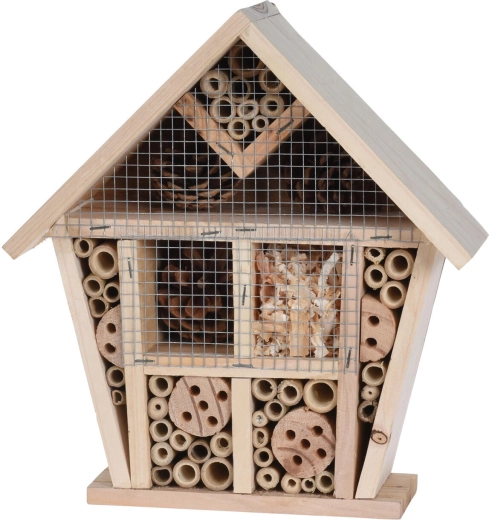 Insektenhotel aus Holz 25 × 10,5 × 29,5 cm