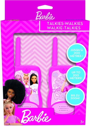 LEXIBOOK BARBIE Kinder-Walkie-Talkies mit 200 m Reichweite