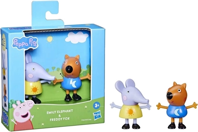 Peppa Pig Set mit 2 Figuren: Emily und Freddy
