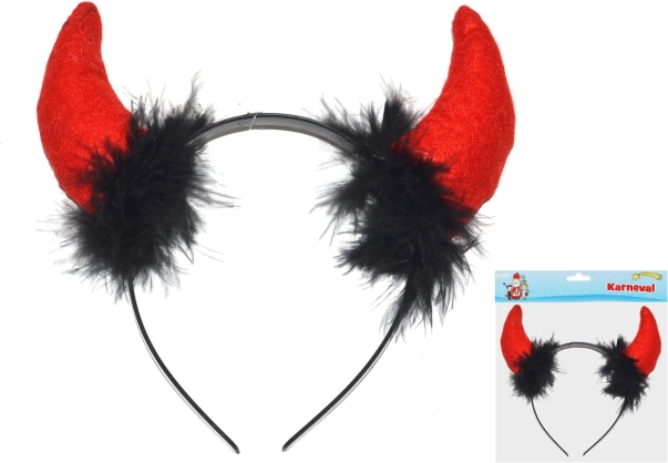 Plastische Teufelshörner für Karneval