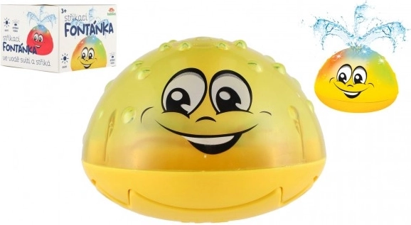 Leuchtender Wasserbrunnen für die Badewanne mit Batterien – Gelb