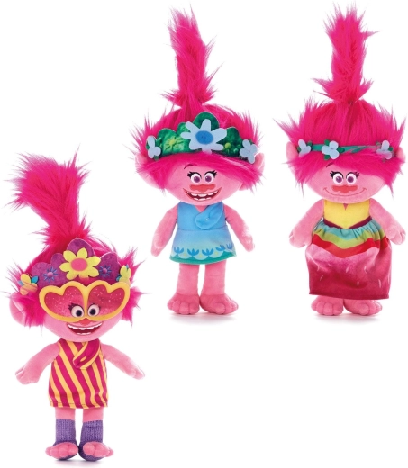Plüschfigur Trolls World Tour Poppy (Sortiment 3 Varianten, 25 cm) - 1 Stück