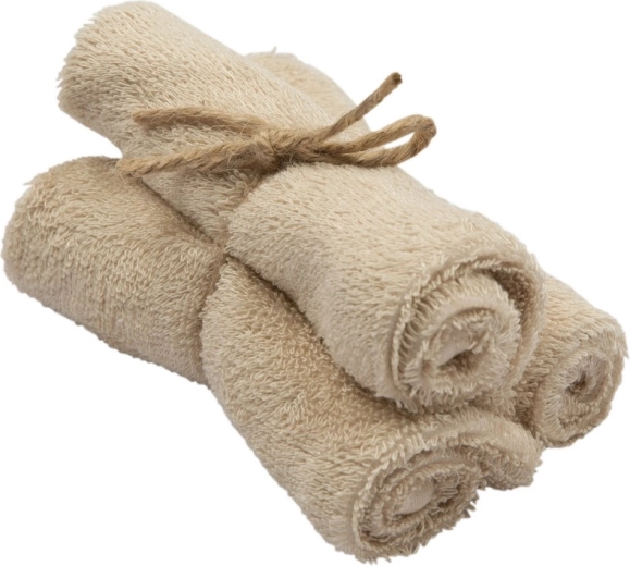 Timboo Bambus-Frotteehandtücher Frosted Almond 29,5 × 50 cm - 3 Stk.