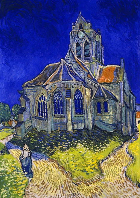 Puzzle Vincent van Gogh – Die Kirche von Auvers-sur-Oise 1000 Teile