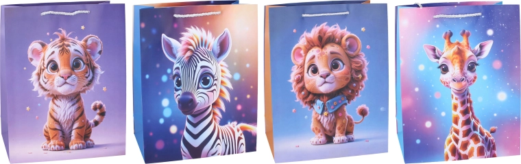 Geschenktüte für Kinder S 18 × 23 × 10 cm – 1 Stück