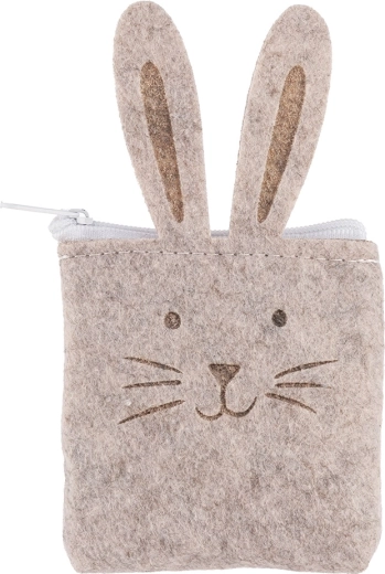 Filz-Geschenktäschchen Häschen 8,5 × 14,5 cm