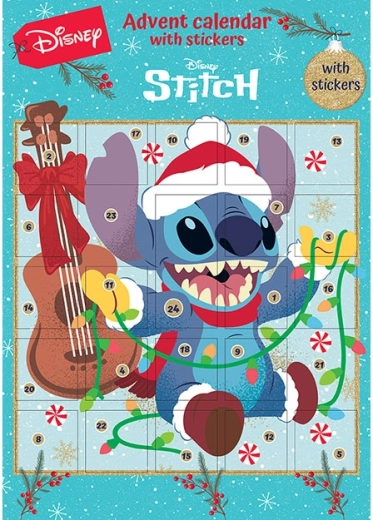 Adventskalender mit Aufklebern Lilo & Stitch