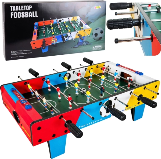 Mini-Tischkicker 69 cm mit 2 Bällen