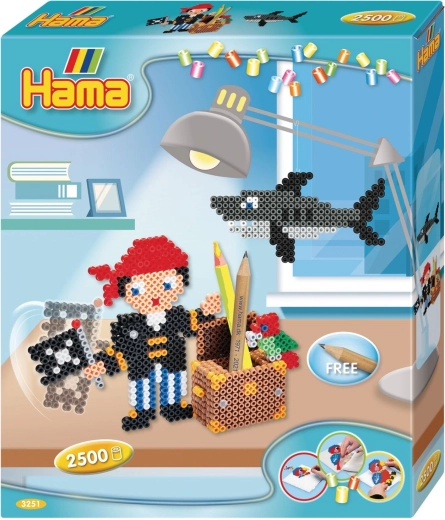 Hama Set mit Bügelperlen – Piratenspaß