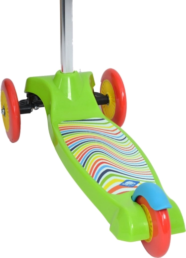 Dreirädriger Kinderroller Schildkröt Little, grün