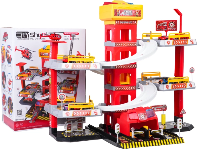 Mehrstöckiger Feuerwehr-Parkplatz mit Aufzug und Zubehör