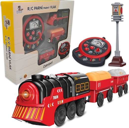 Babu RC-Dampflok rot