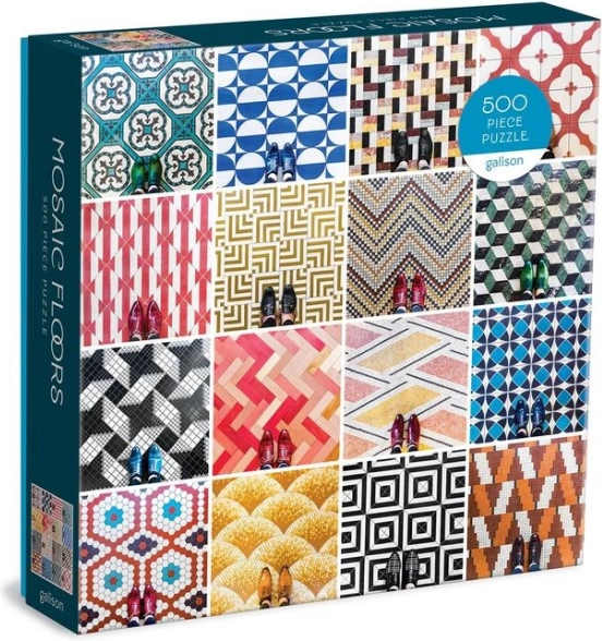 Galison Puzzle Mosaikböden 500 Teile