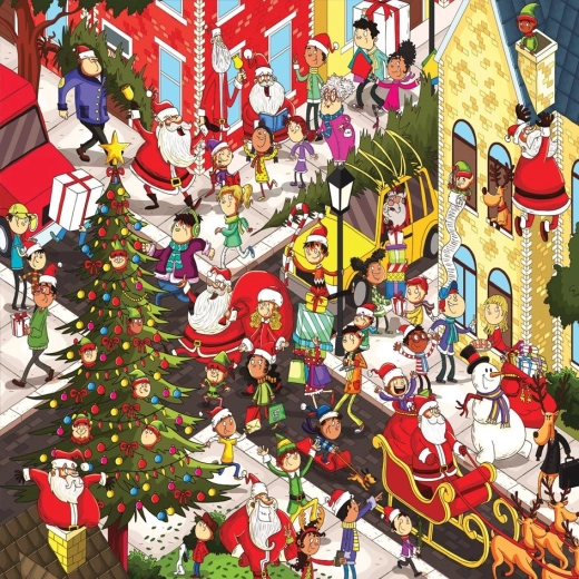 YAZZ Puzzle Weihnachtsstraße 1023 Teile