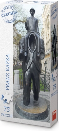 Dino Panoramapuzzle Touristenedition Tschechien – Franz-Kafka-Denkmal (75 Teile)