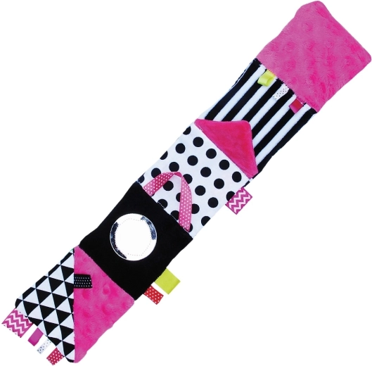 Moms care Sensorik-Leporello rosa