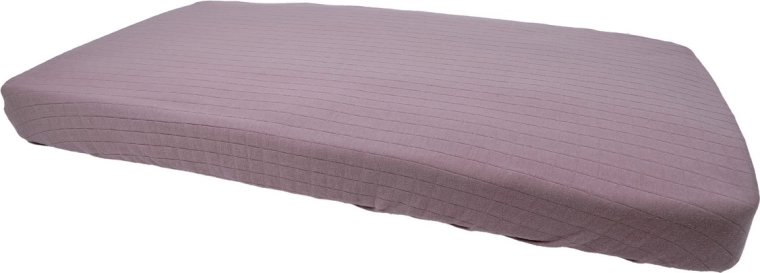Lodger Spannbettlaken für Wiege Slumber Solid Rose 40 × 80 cm