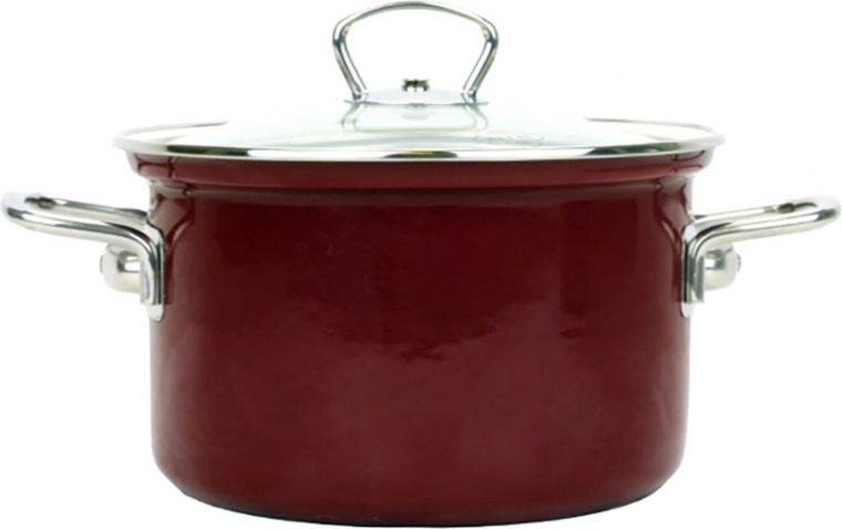 Topf BELIS Eco-Ceramic 24 cm mit Glasdeckel, 6,1 l