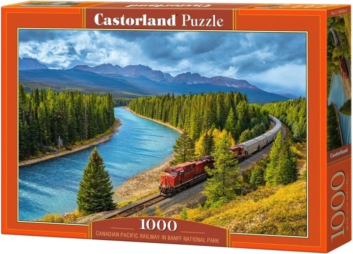 Castorland Puzzle Kanadische Pazifikbahn im Banff-Nationalpark 1000 Teile