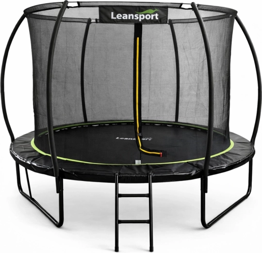 Gartentrampolin LEAN mit Netz, schwarz‑grün, 305 cm (10 ft)