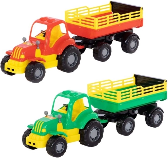 Traktor mit Anhänger Mighty – 1 Stück