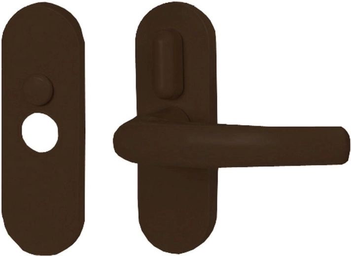 Innenraum-Türklinke Klassik mit Hebel – braun, Kunststoff