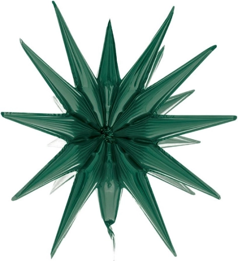3D-Folienballon Stern – Flaschengrün 50 cm