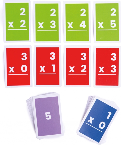 Bigjigs Toys Multiplikationskarten 1–6
