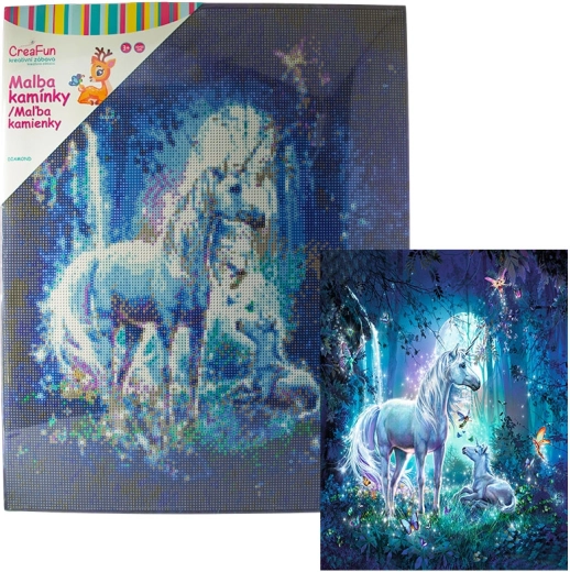 Diamond Painting – Pegasus und Fohlen 40 × 50 cm