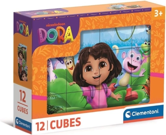 Cubi Bildwürfel Dora – 12 Teile (6 Bilder)
