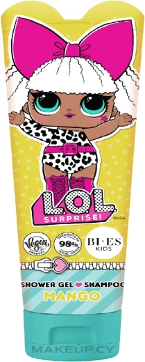 Duschgel und Shampoo 2-in-1 mit Mangoduft LOL Surprise 240 ml