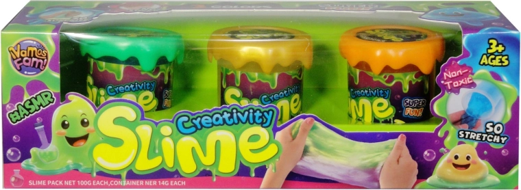 Schleim-Knetmasse – Set mit 3 Farben