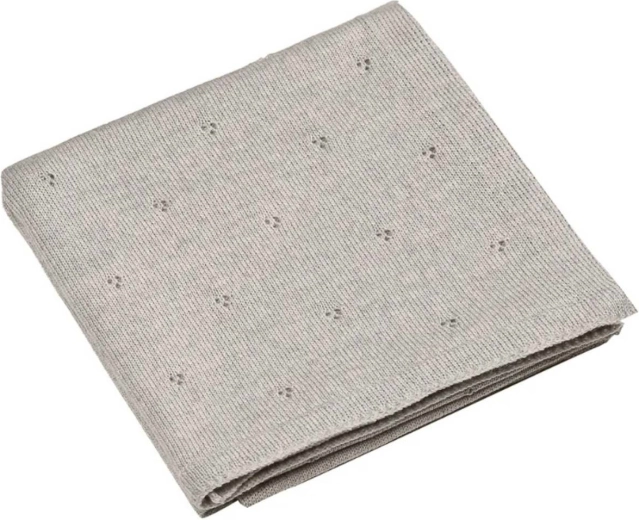 NANNA Merino-Decke Apollo grau
