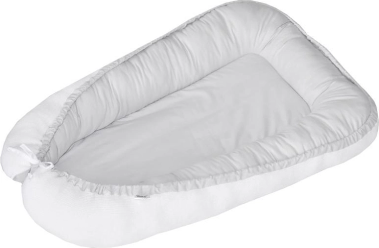 Eko beidseitiges Babynest White-Grey