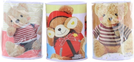 Metall-Spardose für Kinder, Motiv-Mix