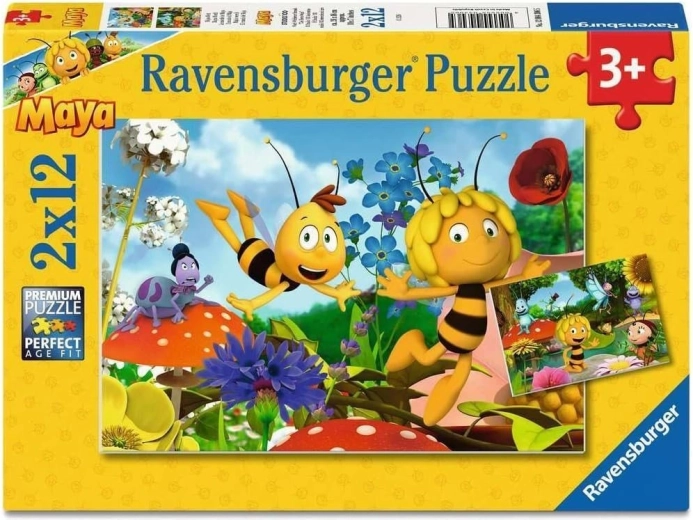 Ravensburger Puzzle „Die Biene Maja“ – 2×12 Teile
