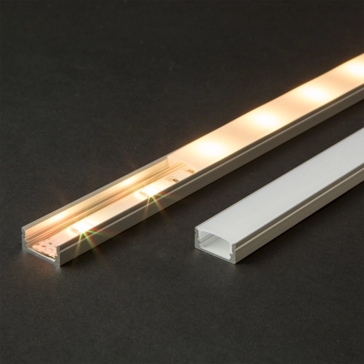 Opale Abdeckung für Aluminium-LED-Profil