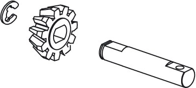 Satz Kegelräder für Differential für Voltage, Major, Tiger, Hoolk, Infect und Liquid