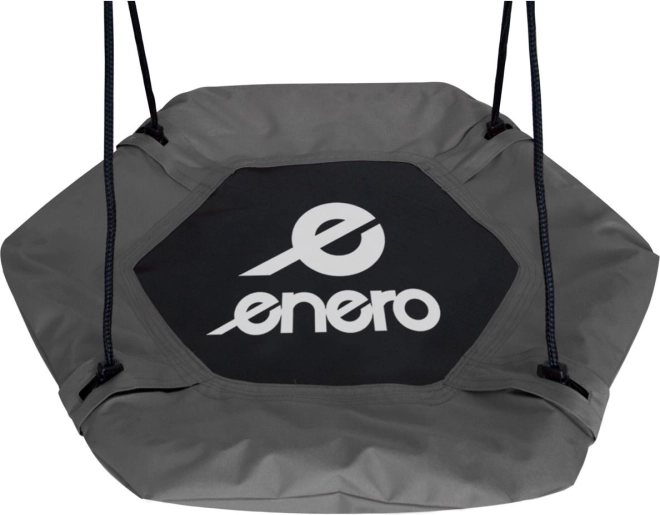 Sechseckige Schaukel Storchennest in grauer Farbe