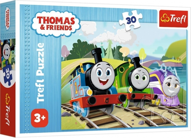 Puzzle mit 30 Teilen – Fröhlicher Thomas (Thomas & Friends)
