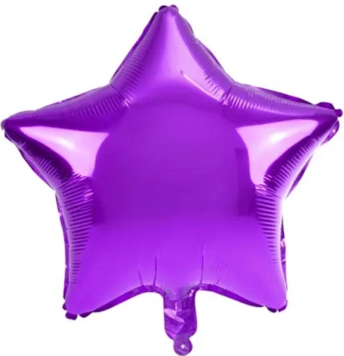 Großer Folienballon Stern, lila