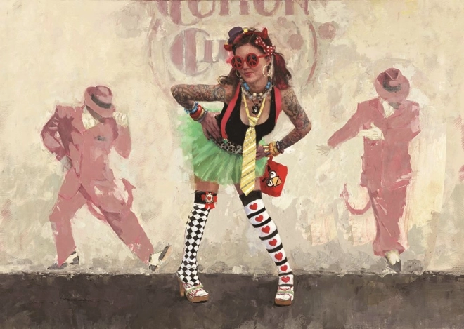 Puzzle Engel mit Teufel im Körper - 1000 Teile