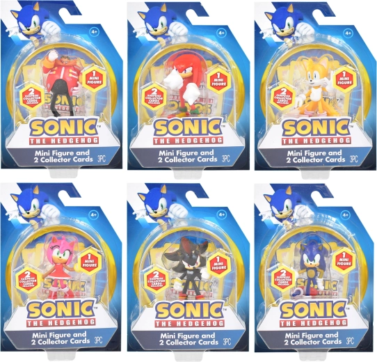 Sonic Mini-Figur mit 2 Sammelkarten