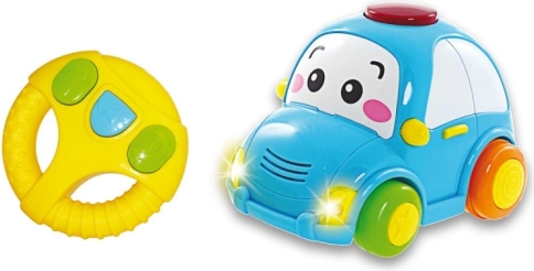 Ferngesteuertes Kinderfahrzeug mit Lenkrad