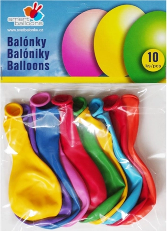 Pastellfarbene Luftballons, aufblasbar, 26 cm – 10 Stück