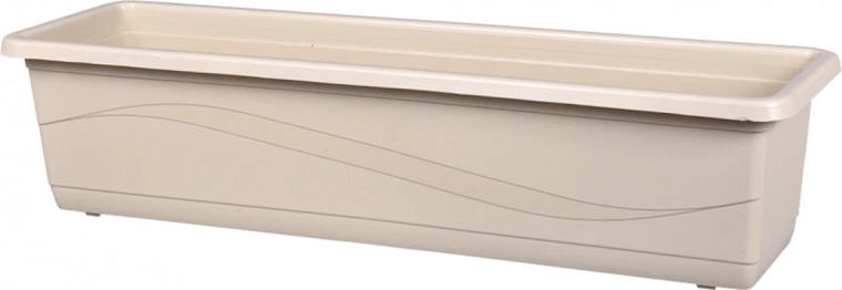 Kunststoff-Pflanzkasten Lobelia Modern 50 cm hellbraun