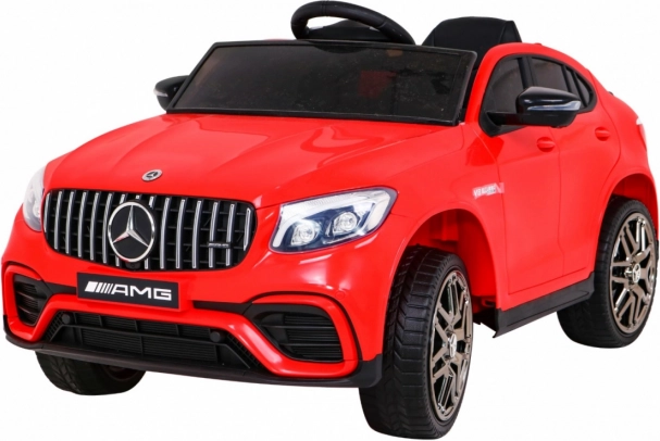 Elektrisches Kinderauto MERCEDES‑BENZ GLC 63 S, rot, mit Fernbedienung