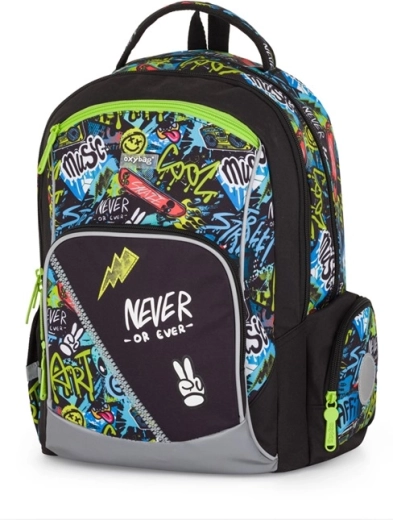 Schulrucksack Oxybag OXY GO Funny Boy, Graffiti, 22 l