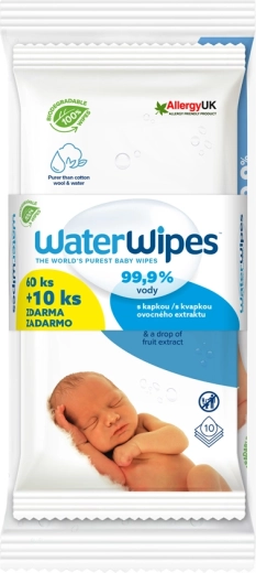 WaterWipes 100 % biologisch abbaubare Feuchttücher 70 Stk.