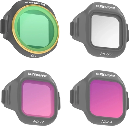 SUNNYLIFE Filterset MCUV, CPL, ND32 und ND64 für DJI MINI 5 Pro